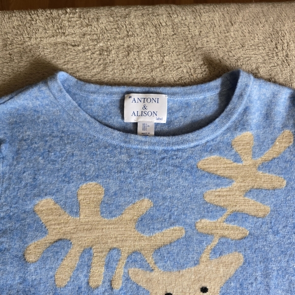 Antoni & Alison Reindeer Christmas Sweater size large - Picture 6 of 12